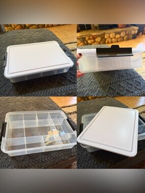 JUMBO SNACKLE BOX WITH CUTTING BOARD LID. NEW
